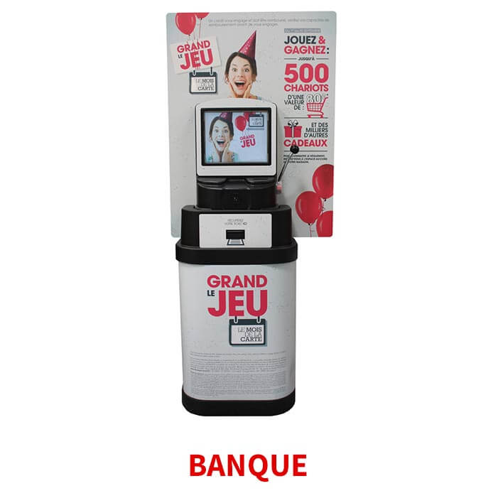 borne jackpot banque