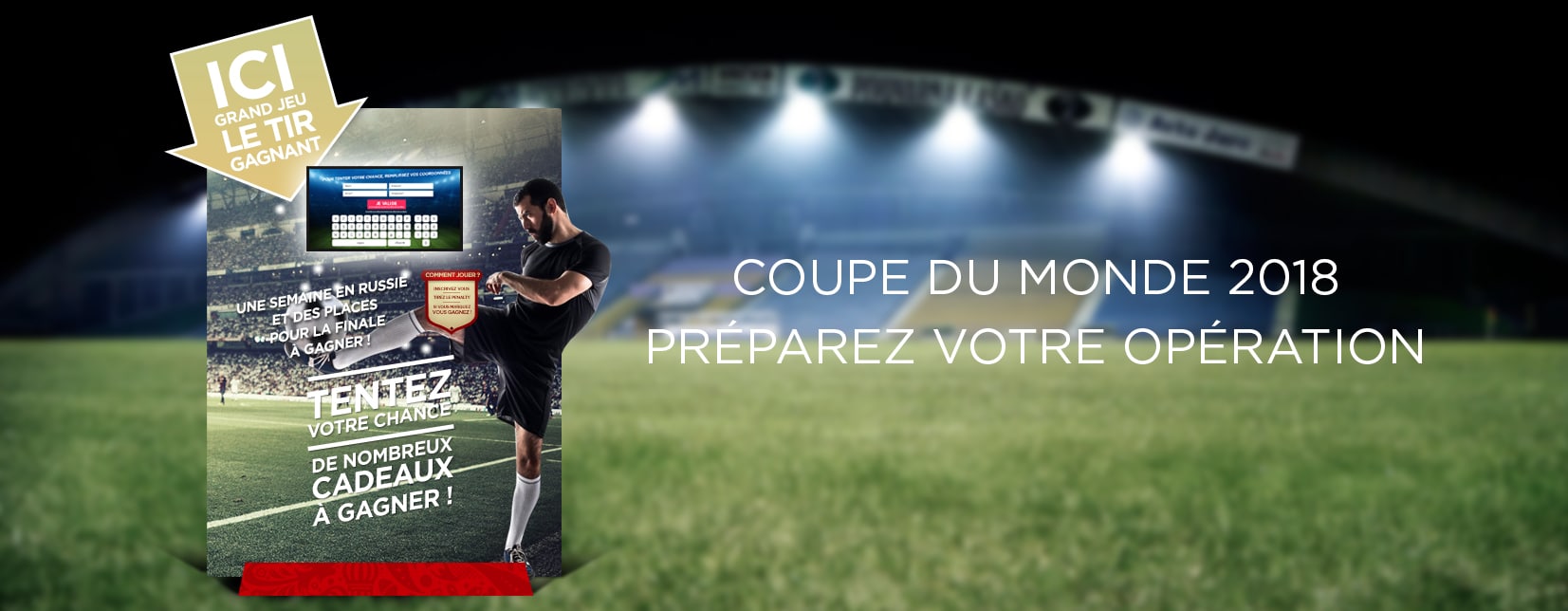 borne de jeu coupe du monde de football