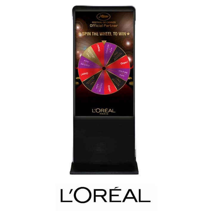 borne roue de la chance loreal