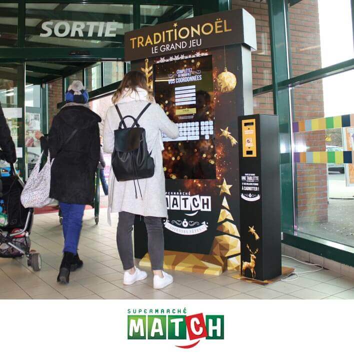 borne supermarché match