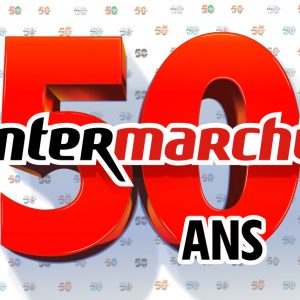 Borne de jeu pour les 50 ans Intermarché