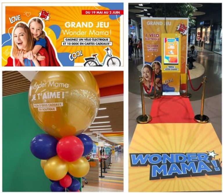 Activation jeu dans les centres commerciaux Carmila