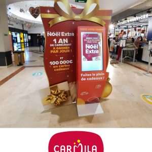 Bornes interactives de jeux - Carmila