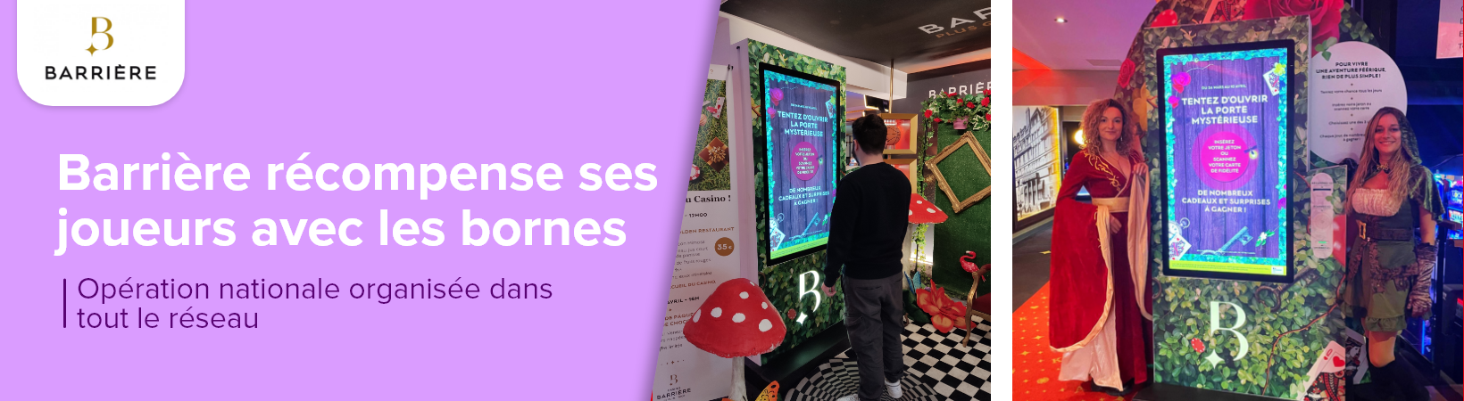 Bornes interactives de jeux