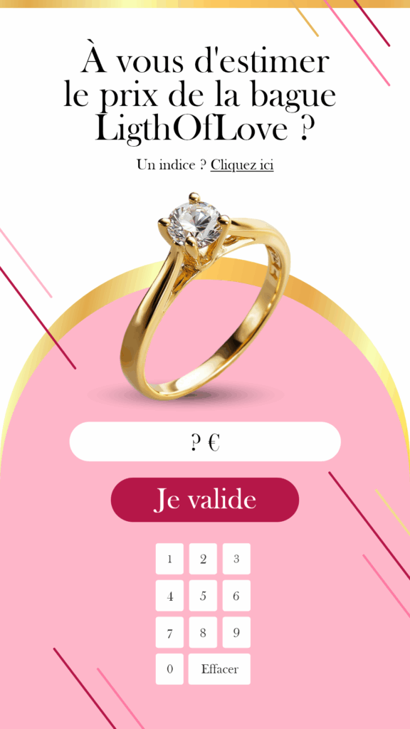 Développement de jeux marketing : roue de la fortune, quiz, instant gagnant, tirage au sort, jackpot et scoring. Solutions logicielles gamifiées pour opérations marketing omnicanales.