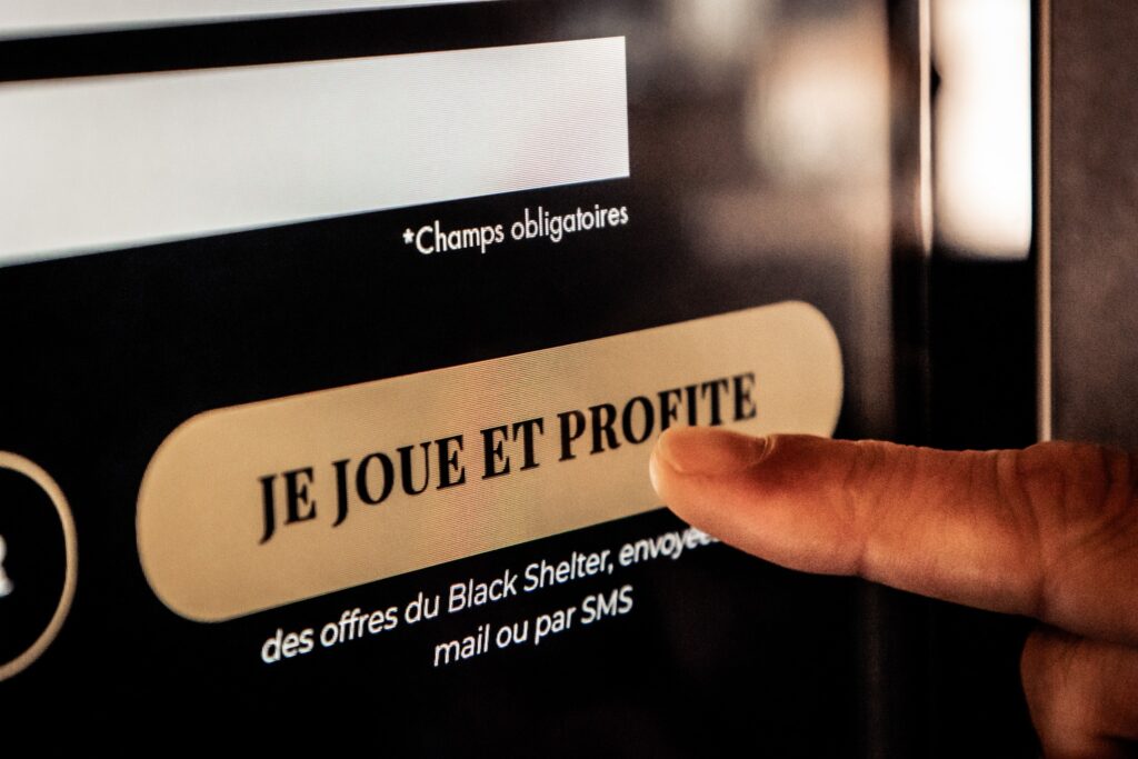 opt'in borne de jeu concours marketing