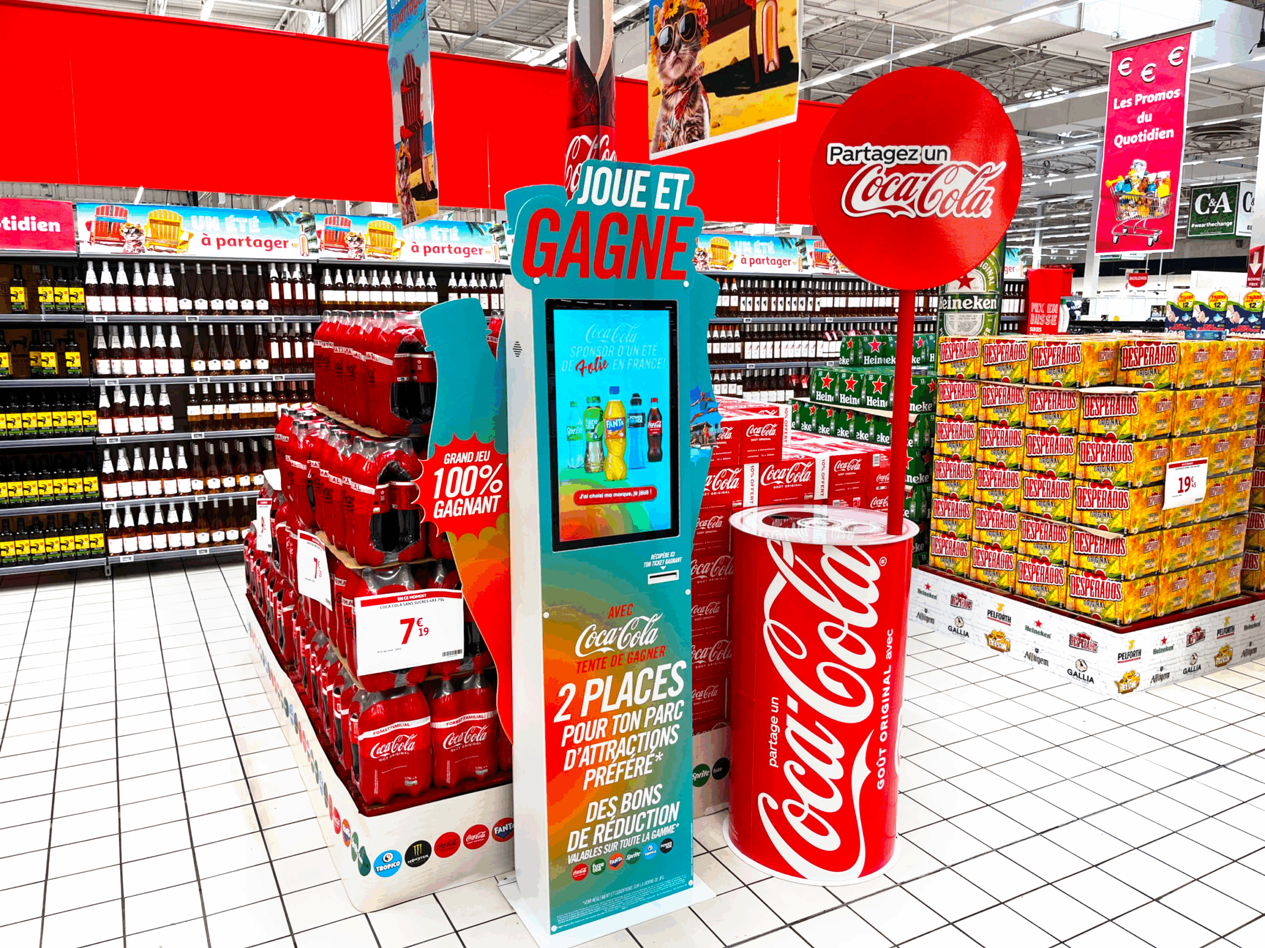 Borne de Jeu 100% gagnant