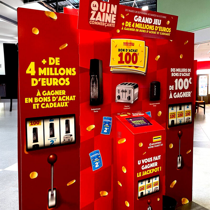 borne de jeu concours marketing
