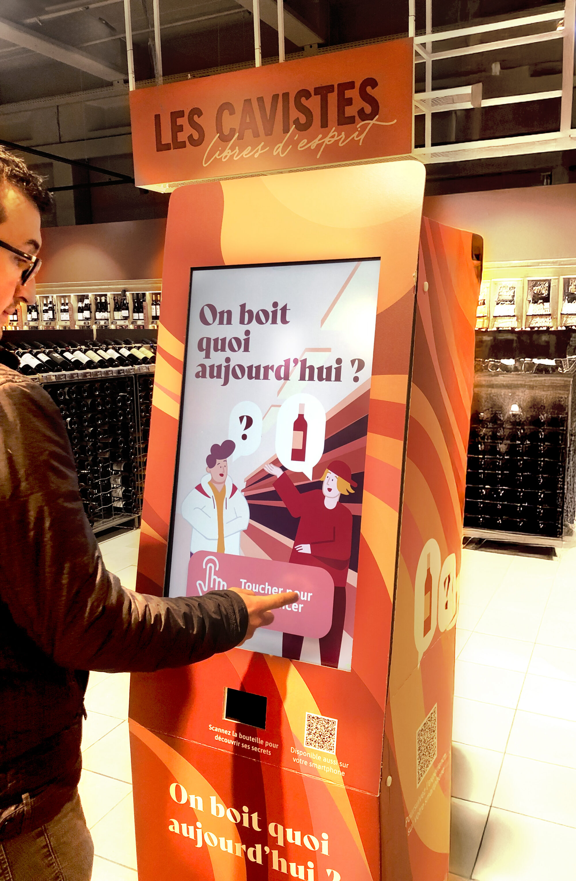 Borne d’animation interactive et digitale marketing permettant de collecter des données clients, générer des leads qualifiés et optimiser vos stratégies marketing.