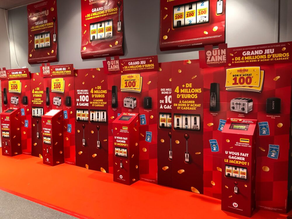 borne de jeu concours marketing