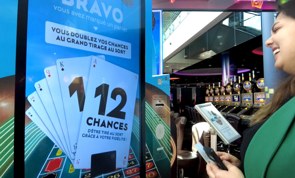 Borne d’animation interactive et digitale marketing permettant de collecter des données clients, générer des leads qualifiés et optimiser vos stratégies marketing.