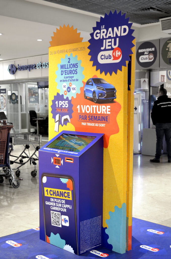 borne de jeu interactive