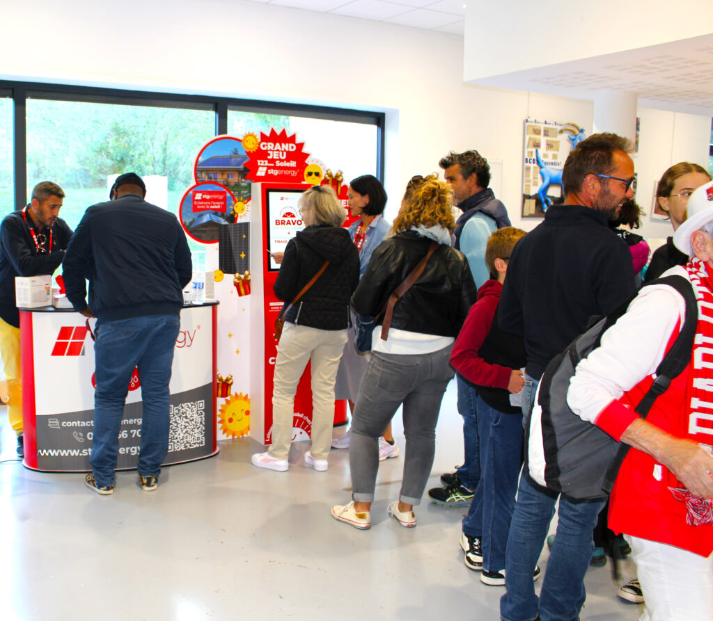 Borne d’animation interactive et digitale marketing permettant de collecter des données clients, générer des leads qualifiés et optimiser vos stratégies marketing.