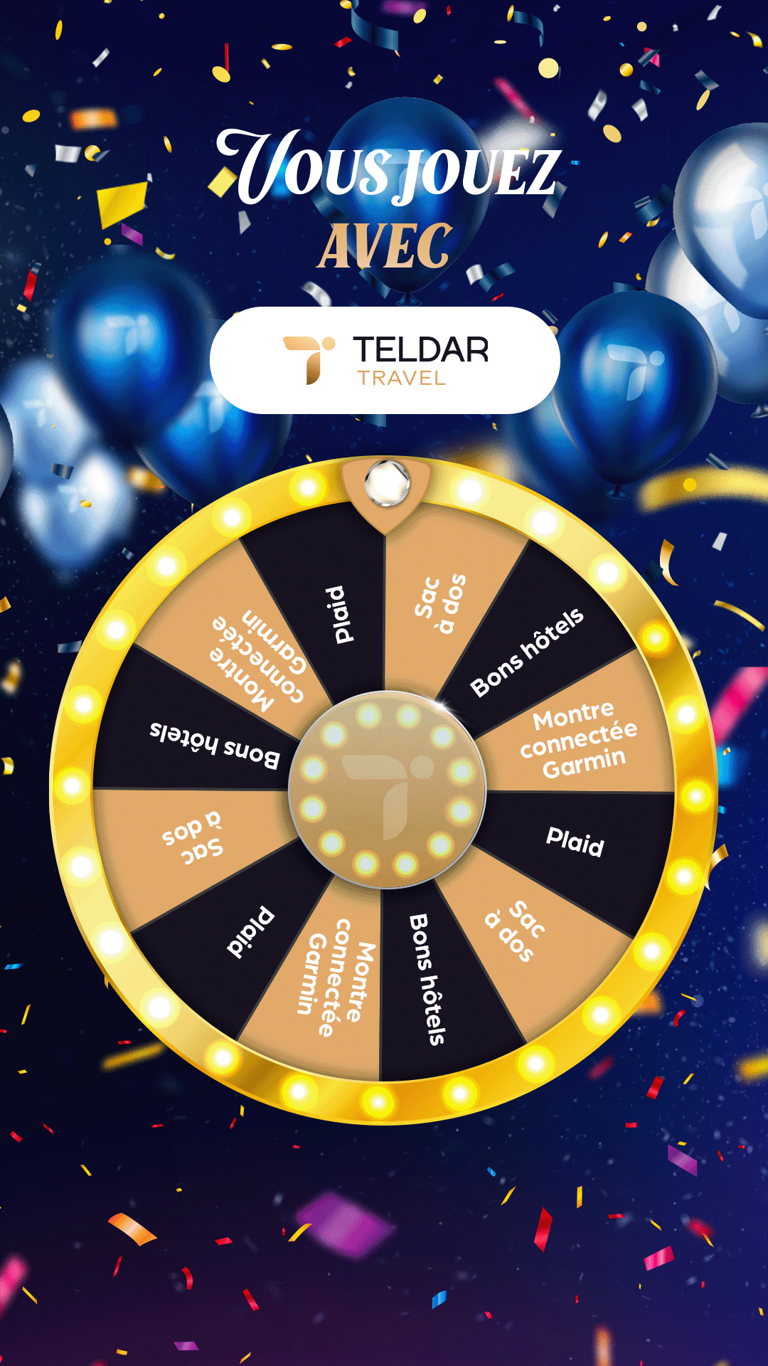 Développement de jeux marketing&nbsp;: roue de la fortune, quiz, instant gagnant, tirage au sort, jackpot et scoring. Solutions logicielles gamifiées pour opérations marketing omnicanales.