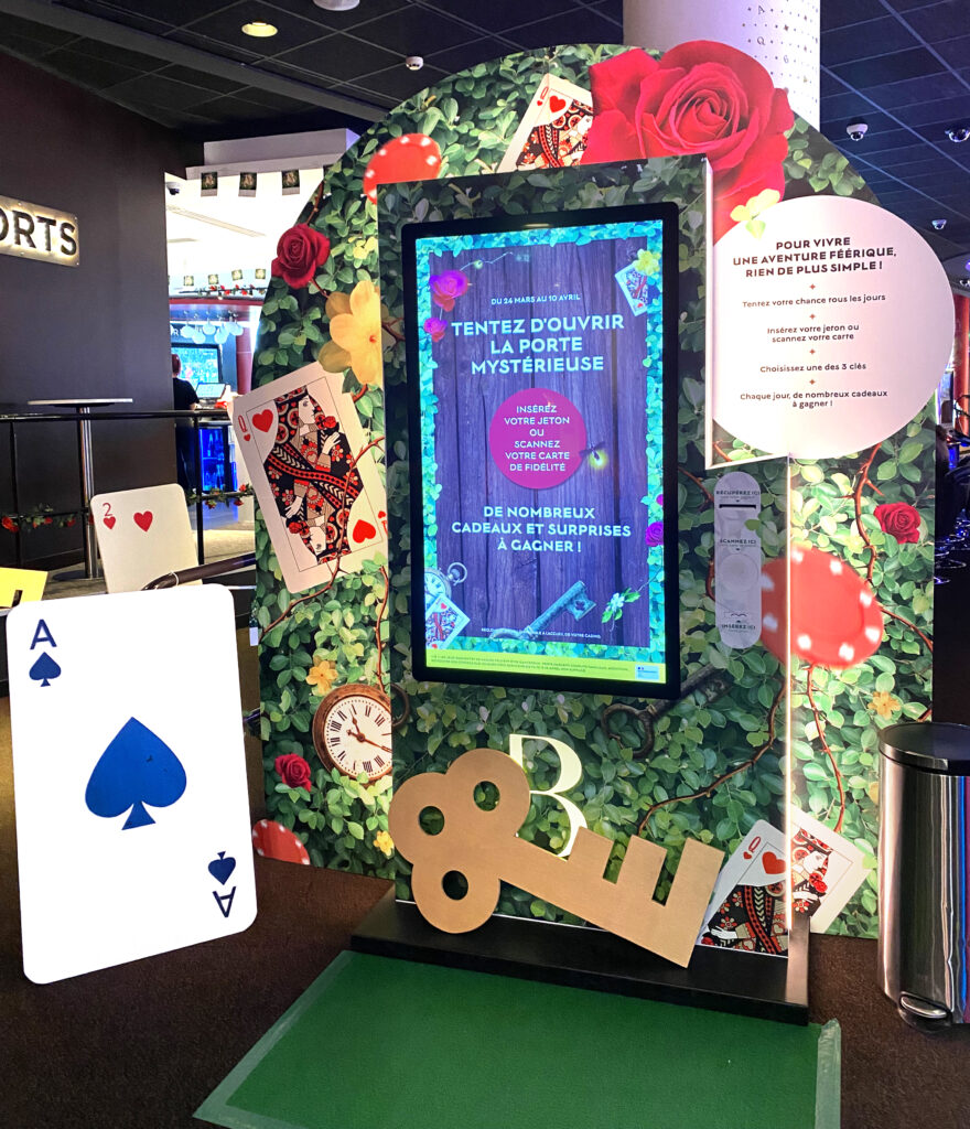 Borne d’animation interactive et digitale marketing permettant de collecter des données clients, générer des leads qualifiés et optimiser vos stratégies marketing.