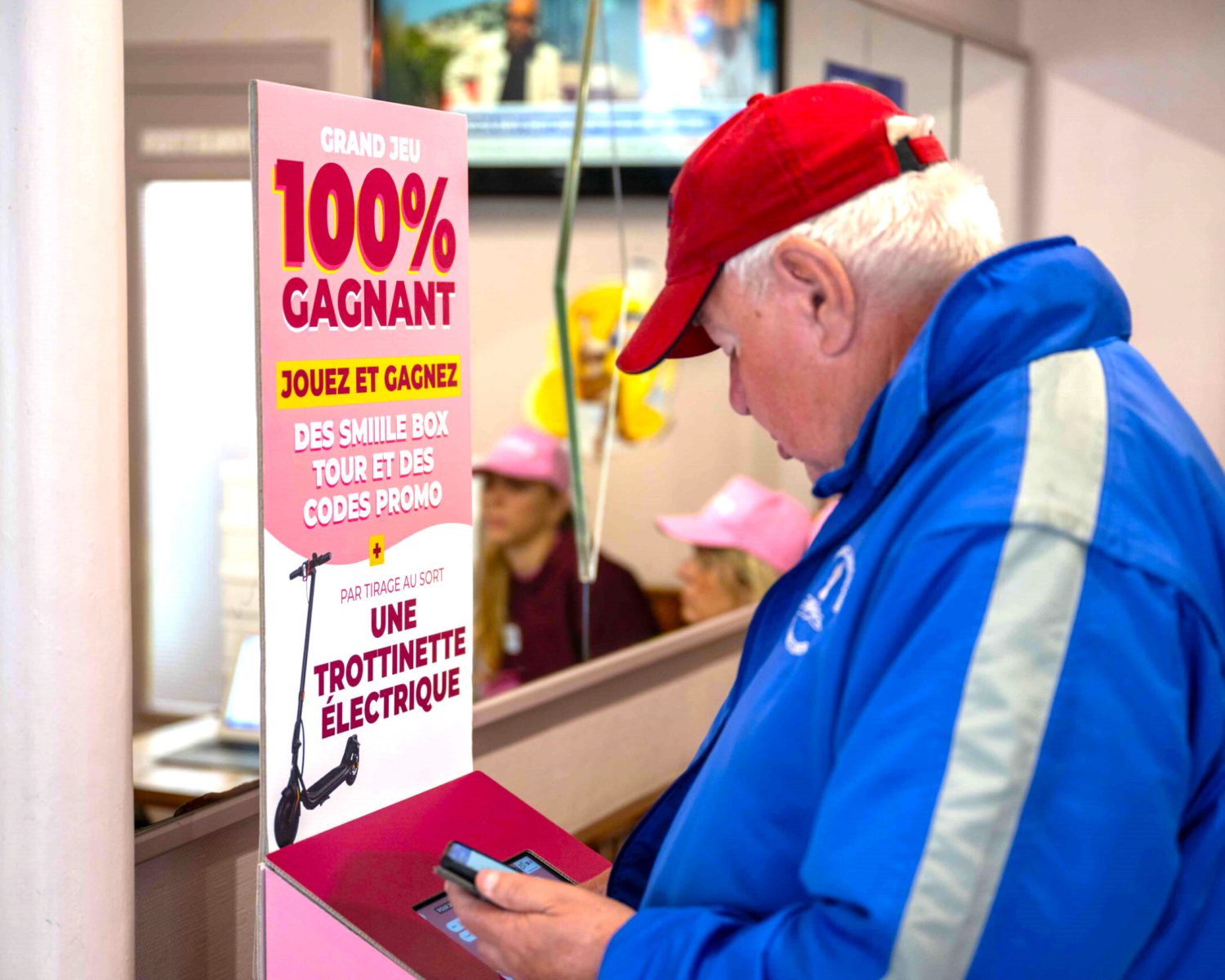 Borne d’animation interactive et digitale marketing permettant de collecter des données clients, générer des leads qualifiés et optimiser vos stratégies marketing.