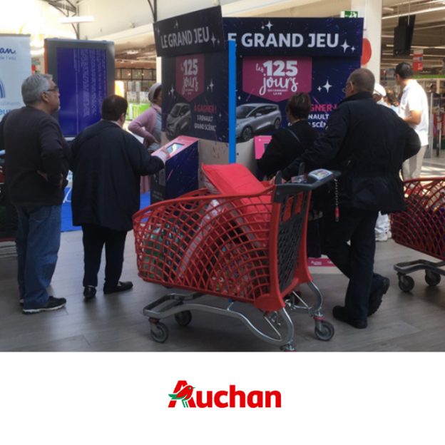 Auchan borne de jeu 10 pouces