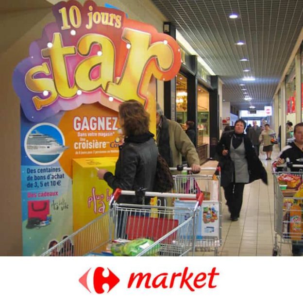 borne carrefour market 10 jours star