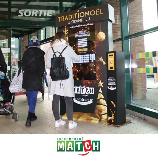 borne collecte supermarche match