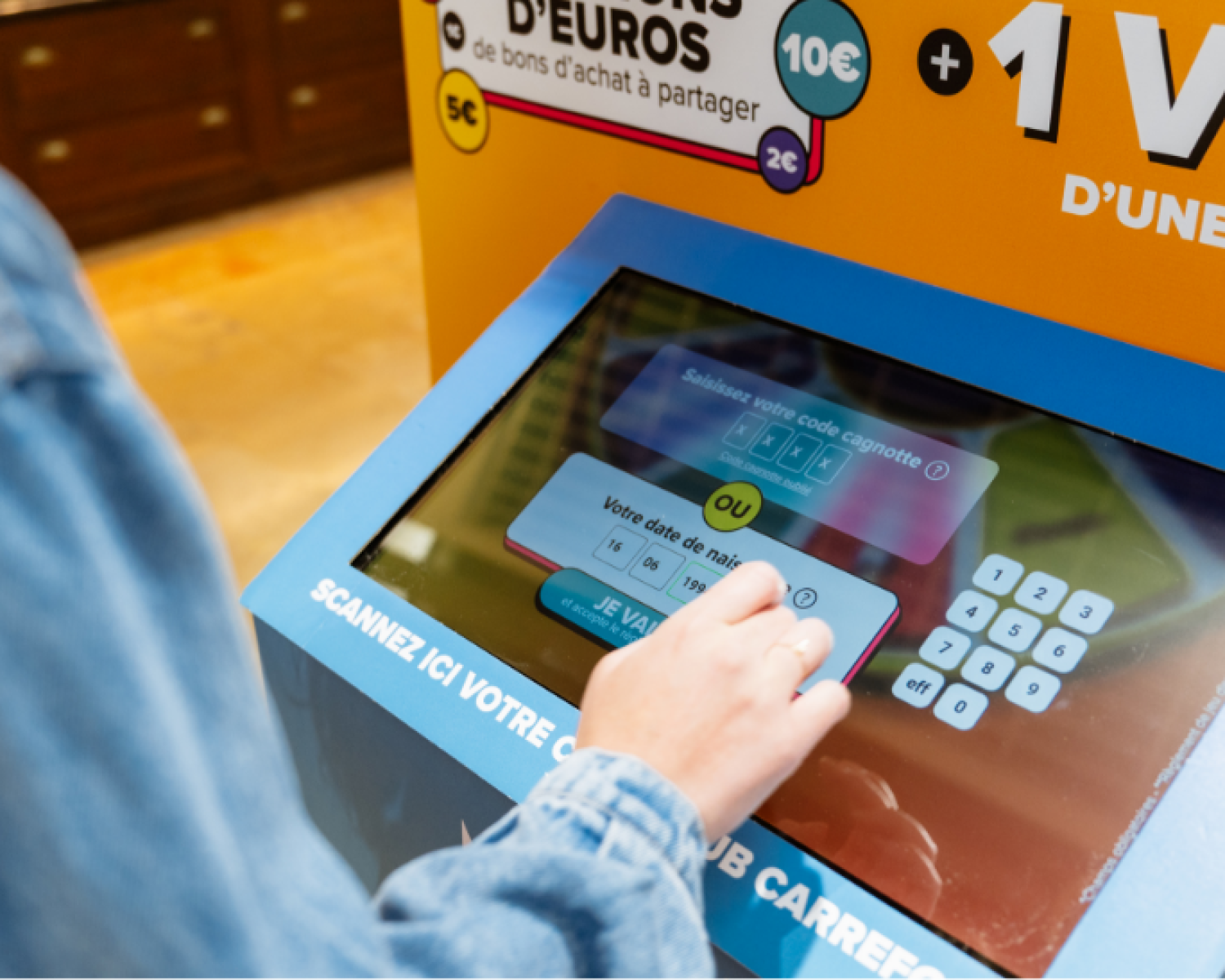 Borne d’animation interactive et digitale marketing permettant de collecter des données clients, générer des leads qualifiés et optimiser vos stratégies marketing.