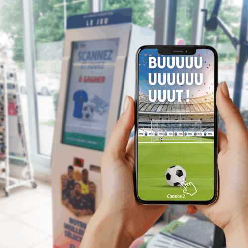 Développement de jeux marketing : roue de la fortune, quiz, instant gagnant, tirage au sort, jackpot et scoring. Solutions logicielles gamifiées pour opérations marketing omnicanales.